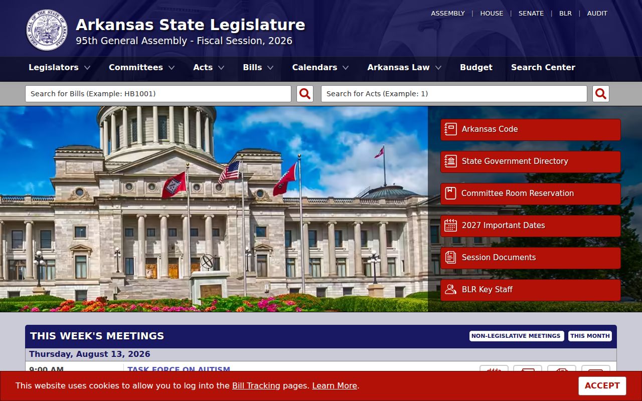 Mansfield court records Arkansas statutory source